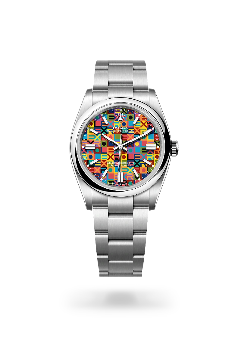 Rolex Oyster Perpetual 36 Oyster, 36 mm, Oystersteel - Auberi - Rolex - Cap 3000