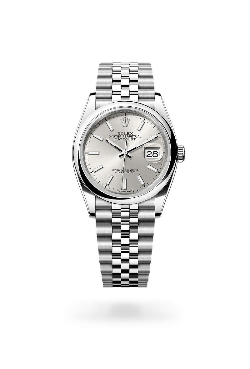 Rolex Datejust 36 Oyster, 36 mm, acier Oystersteel - Joaillerie Jean Hardy