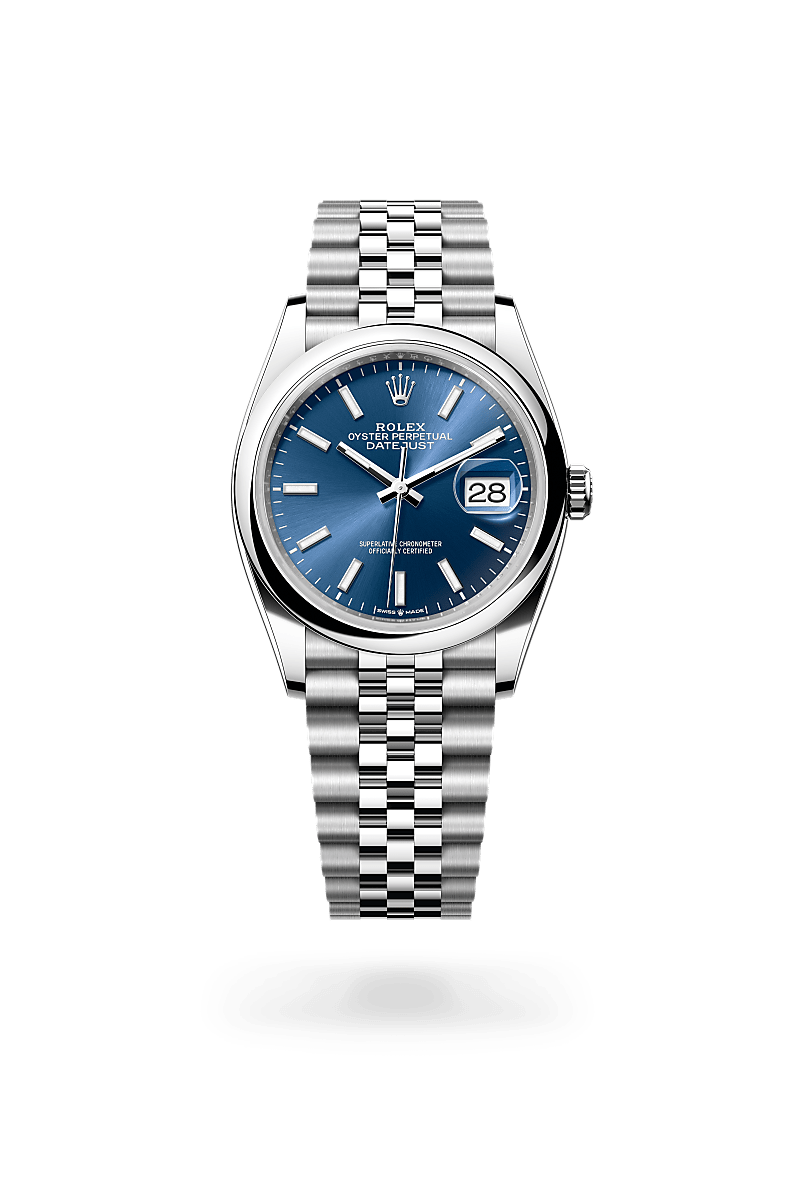 Rolex Datejust 36 Oyster, 36 mm, acier Oystersteel - Dubail Paris - Vendôme