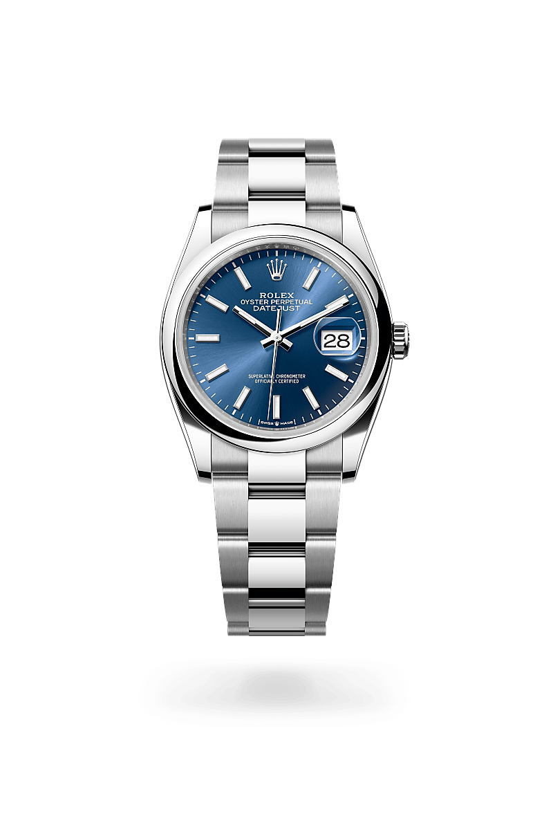 Rolex Datejust 36 Oyster, 36 mm, acier Oystersteel - Prieur Rennes
