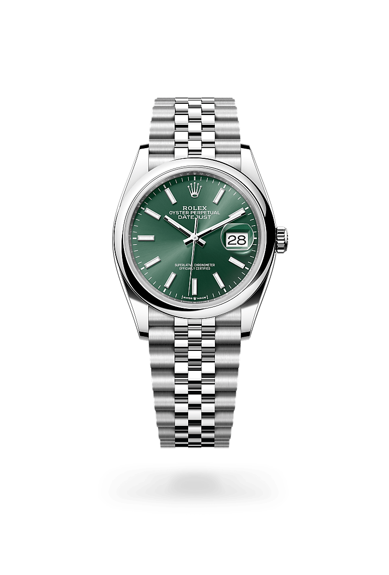 Rolex Datejust 36 Oyster, 36 mm, acier Oystersteel - Joaillerie Jean Hardy
