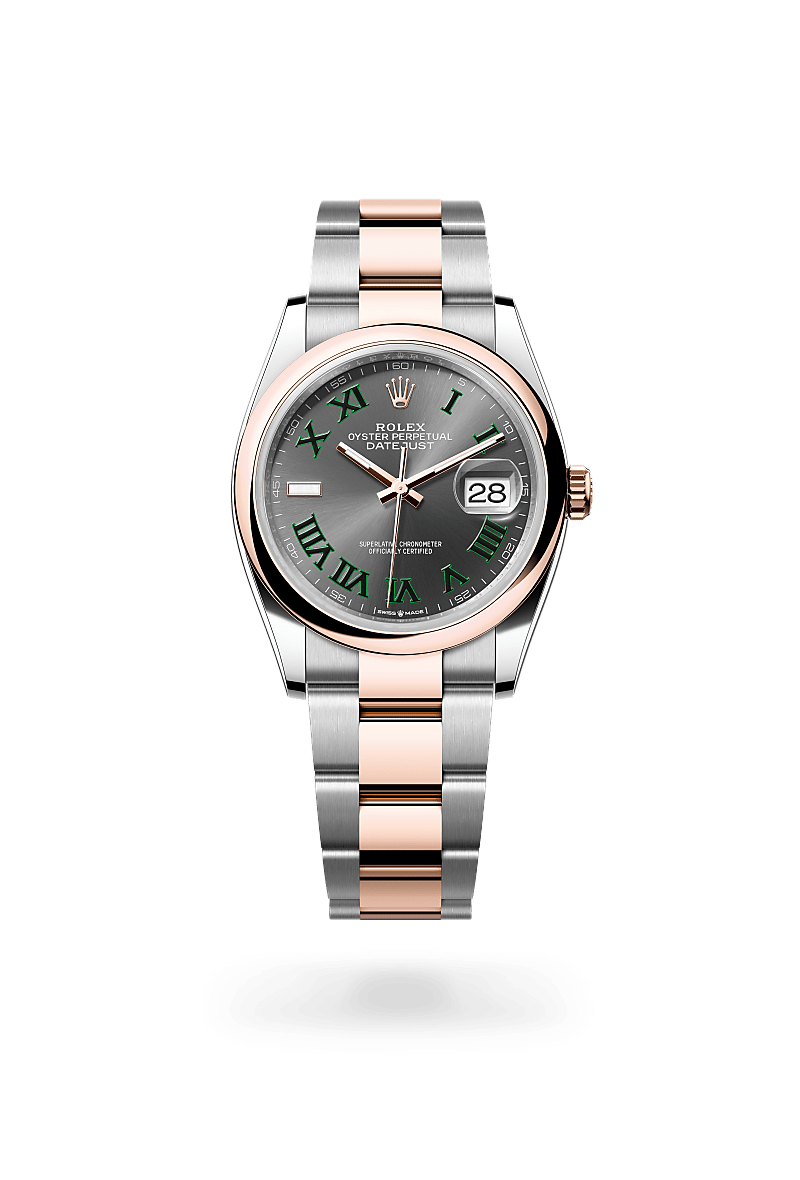 Rolex Datejust 36 Oyster, 36 mm, acier Oystersteel et or Everose - Maison Sainte-Catherine