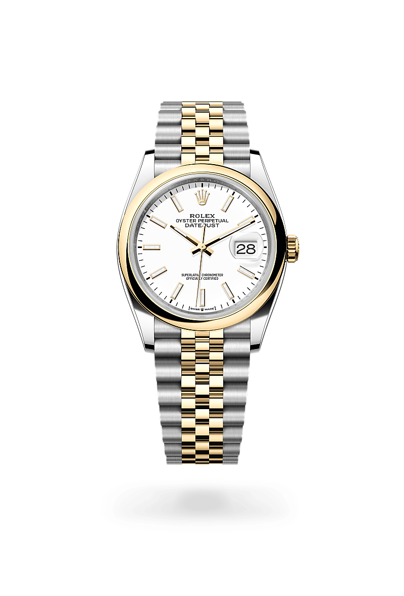 Rolex Datejust 36 Oyster, 36 mm, acier Oystersteel et or jaune - Dubail Paris - Vendôme