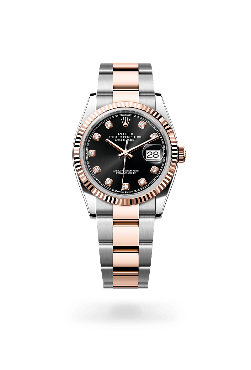 Rolex Datejust 36 Oyster, 36 mm, Oystersteel and Everose gold - El Khayyat Center