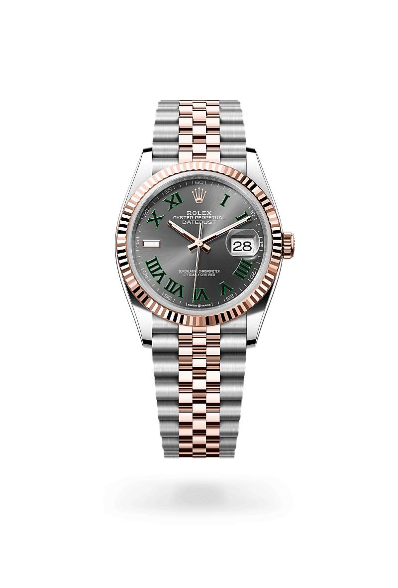 Rolex Datejust 36 Oyster, 36 mm, acier Oystersteel et or Everose - Joaillerie Jean Hardy