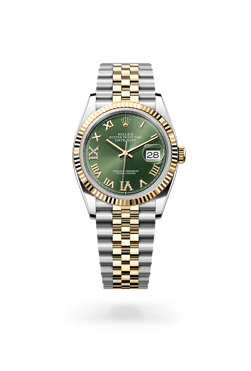 Rolex Datejust 36 Oyster, 36 mm, acier Oystersteel et or jaune - Joaillerie Jean Hardy