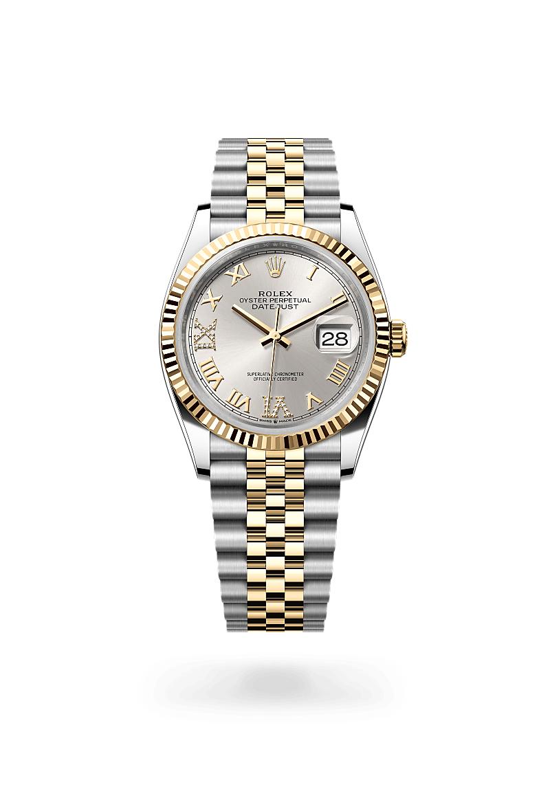 Rolex Datejust 36 Oyster, 36 mm, acier Oystersteel et or jaune - Joaillerie Jean Hardy