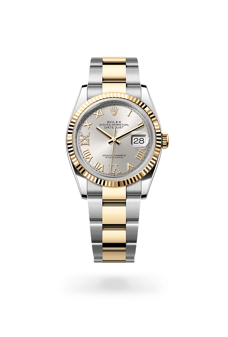 Rolex Datejust 36 Oyster, 36 mm, acier Oystersteel et or jaune - Raynal Horlogerie