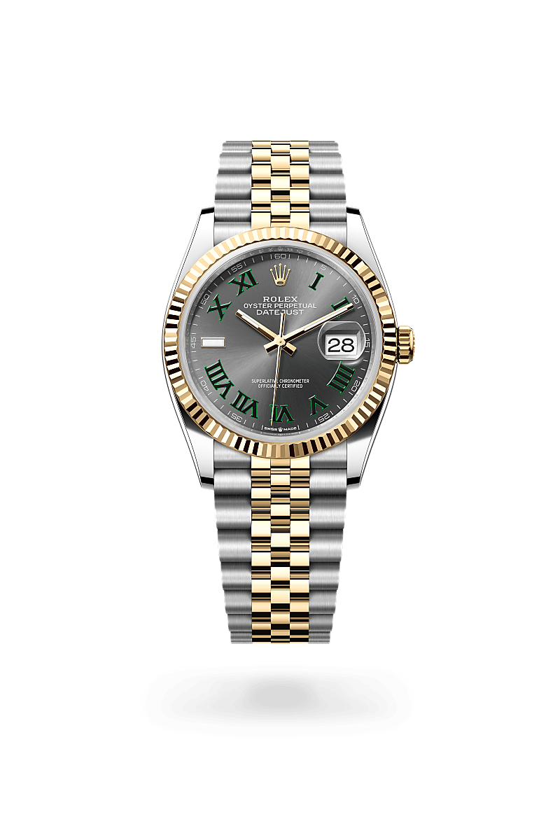 Rolex Datejust 36 Oyster, 36 mm, acier Oystersteel et or jaune - Joaillerie Jean Hardy