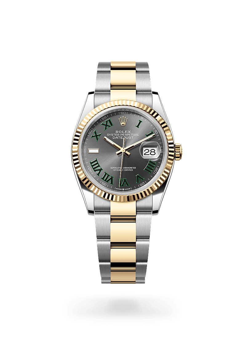 Rolex Datejust 36 Oyster, 36 mm, acier Oystersteel et or jaune - Prieur Rennes