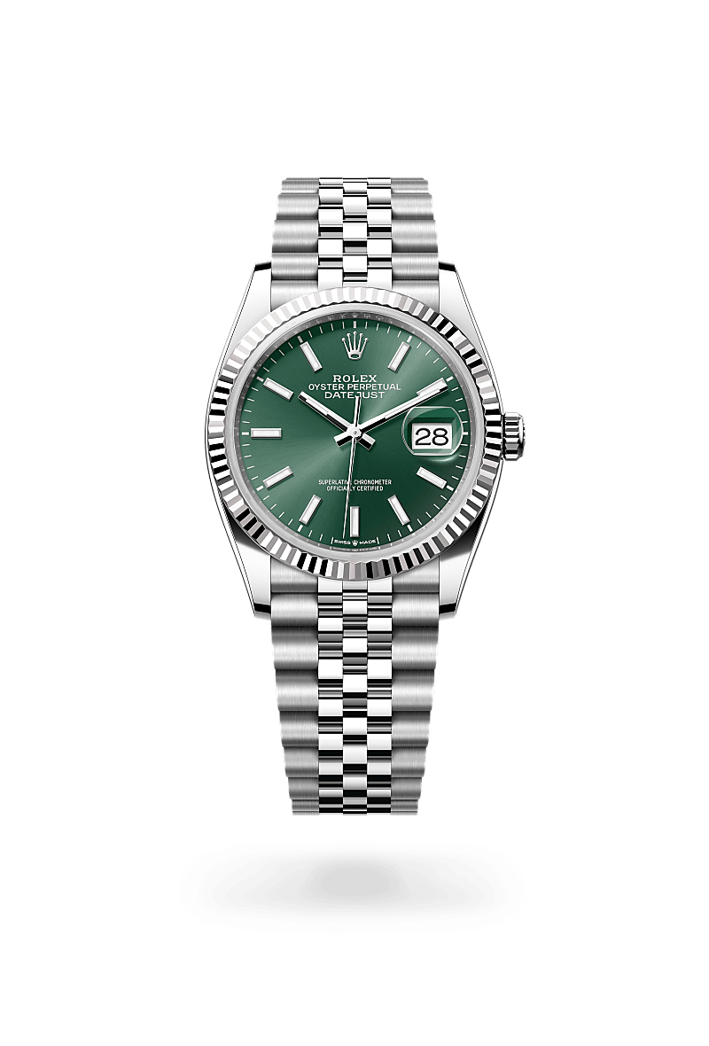 Rolex Datejust 36 Oyster, 36 mm, Oystersteel and white gold - El Khayyat Center