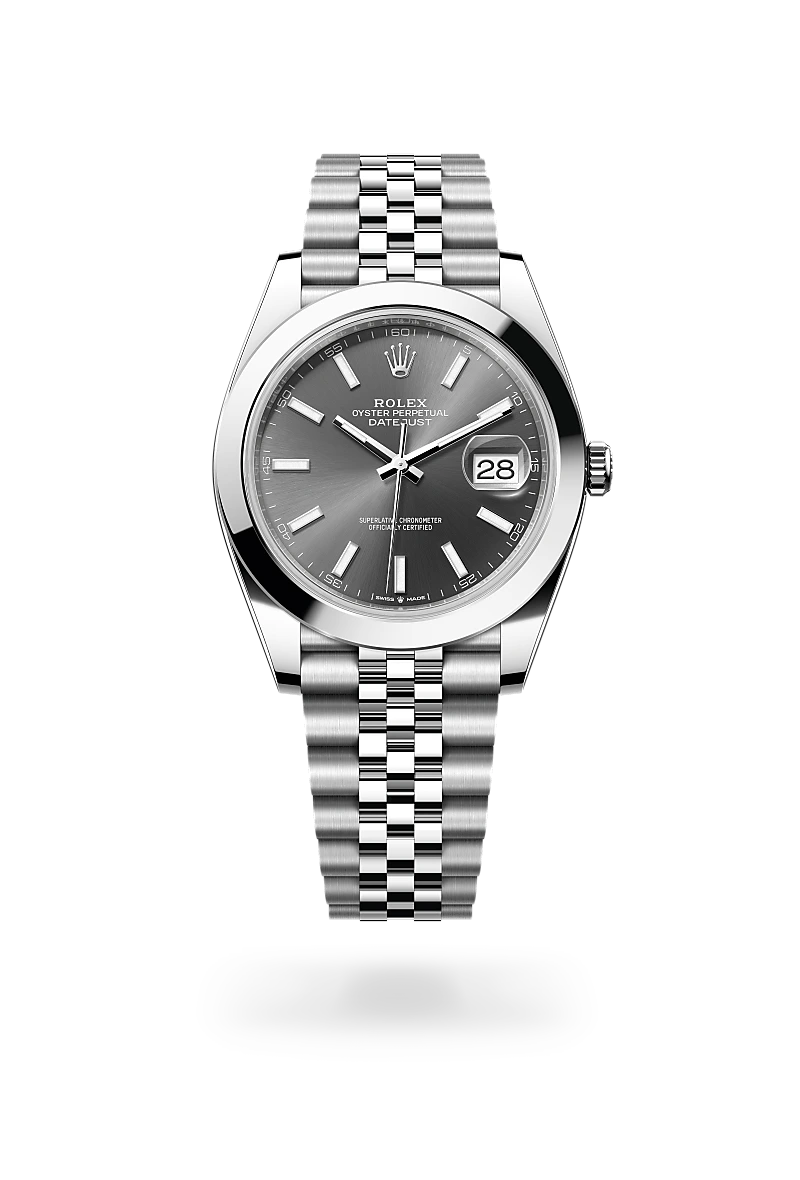 Rolex Datejust 41 Oyster, 41 mm, acier Oystersteel - Joaillerie Veron Roques