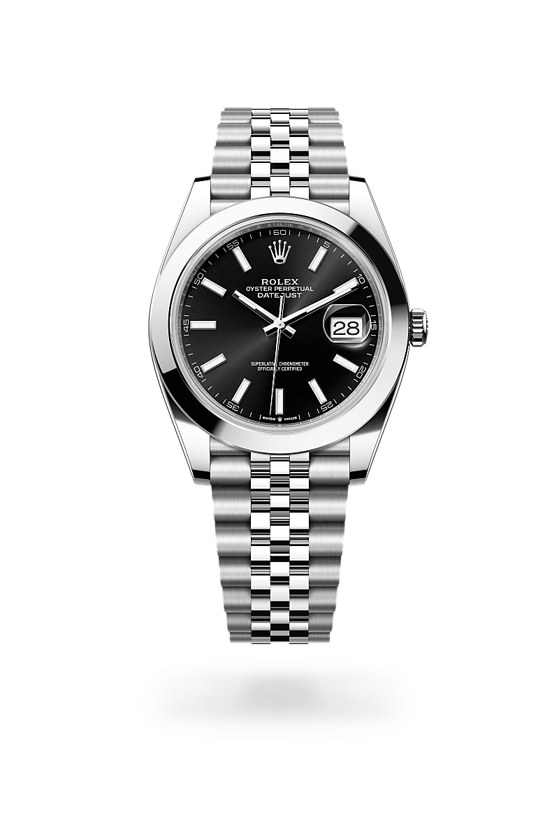 Rolex Datejust 41 Oyster, 41 mm, acier Oystersteel - Joaillerie Jean Hardy