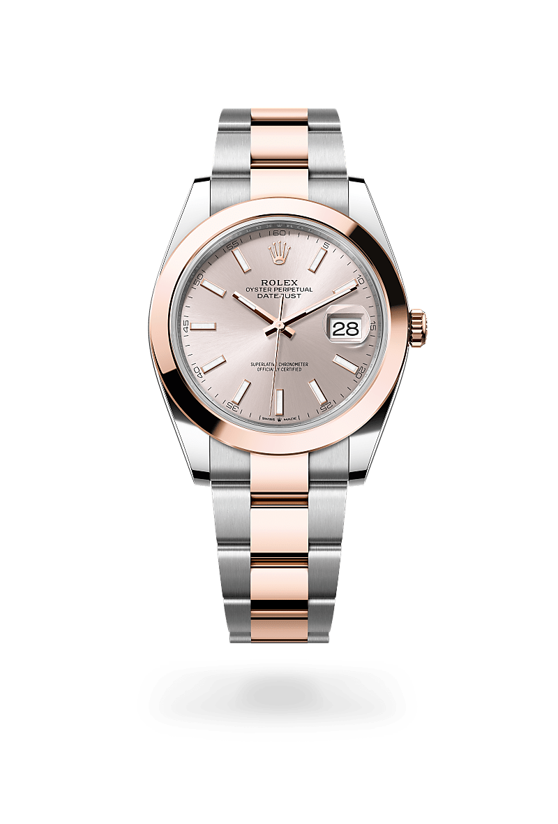 Rolex Datejust 41 Oyster, 41 mm, acier Oystersteel et or Everose - Maison Sainte-Catherine