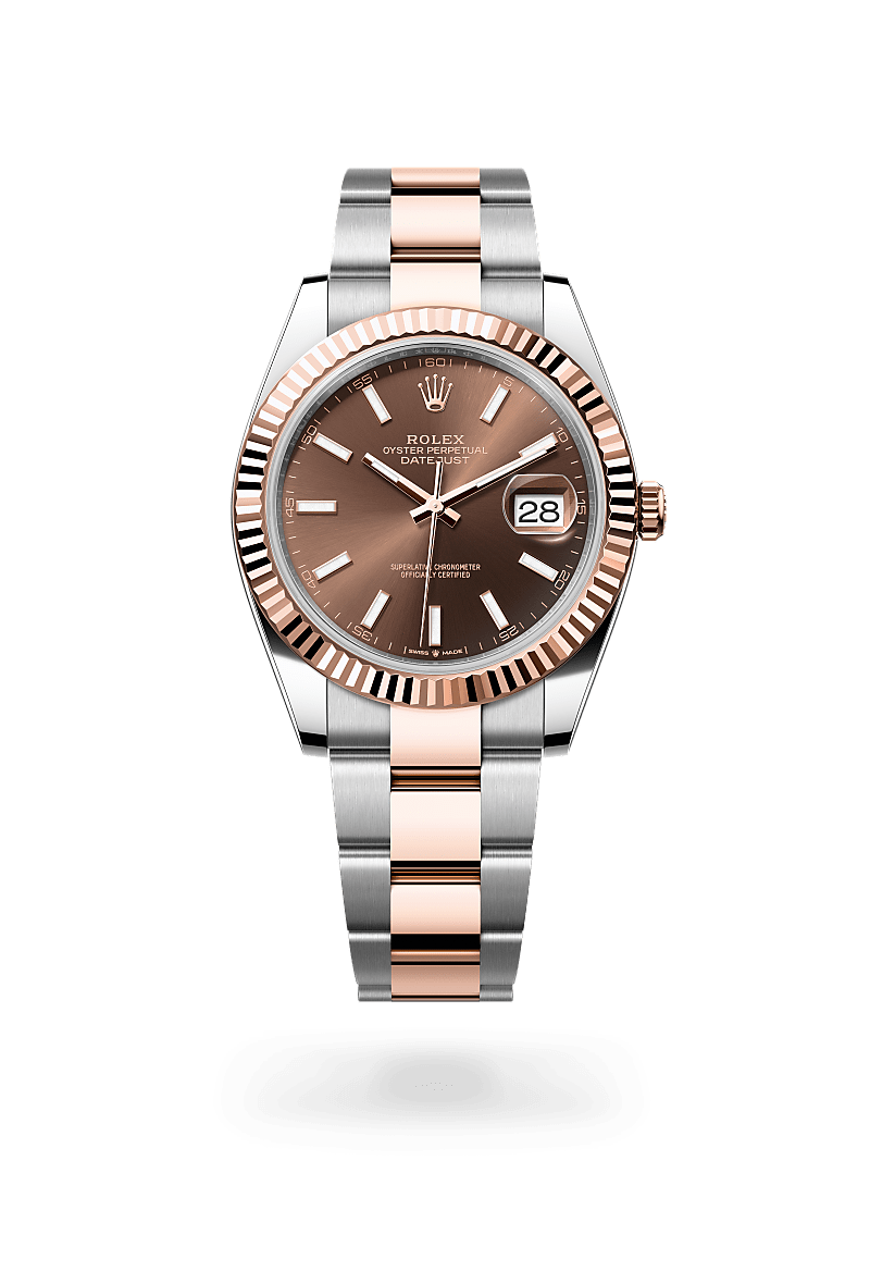 Rolex Datejust 41 Oyster, 41 mm, acier Oystersteel et or Everose - Maison Sainte-Catherine
