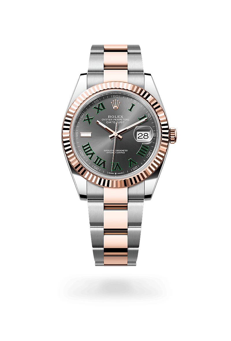 Rolex Datejust 41 Oyster, 41 mm, acier Oystersteel et or Everose - Raynal Horlogerie