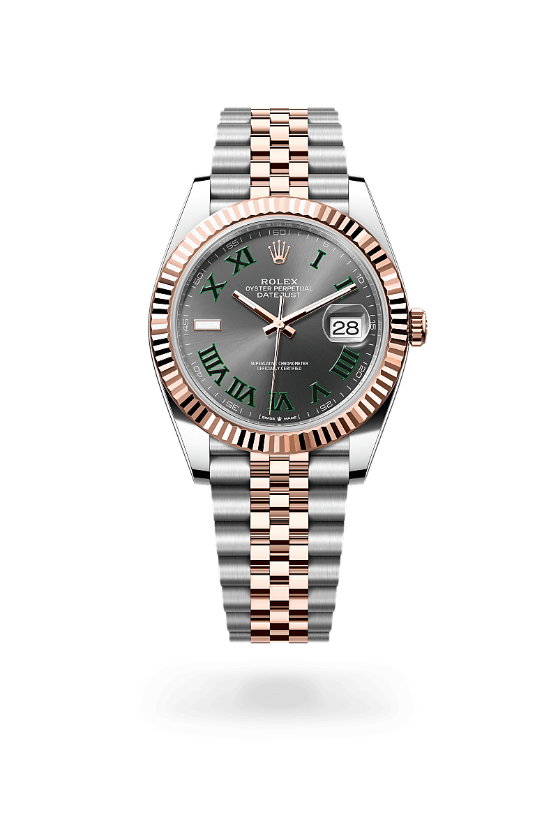 Rolex Datejust 41 Oyster, 41 mm, acier Oystersteel et or Everose - Joaillerie Jean Hardy