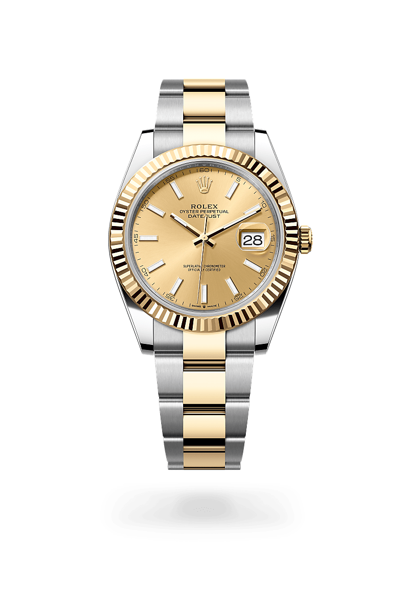 Rolex Datejust 41 Oyster, 41 mm, acier Oystersteel et or jaune - Raynal Horlogerie