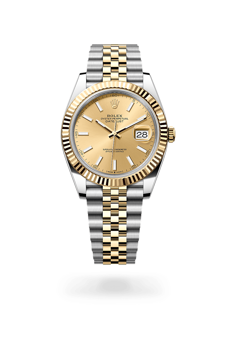 Rolex Datejust 41 in Yellow Rolesor - combination of Oystersteel and yellow gold M126333-0010 at Dubail
