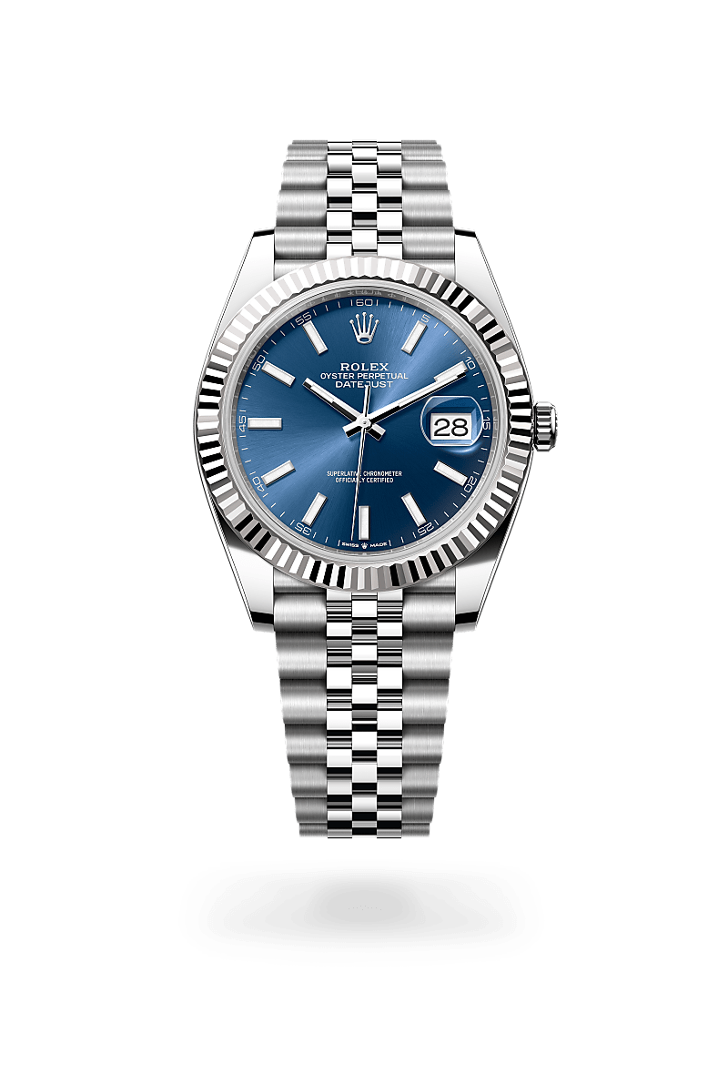 Rolex Datejust 41 Oyster, 41 mm, Oystersteel and white gold - El Khayyat Center