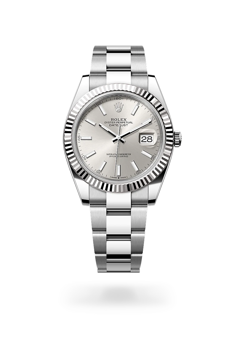 Rolex Datejust 41 Oyster, 41 mm, acier Oystersteel et or gris - Prieur Rennes