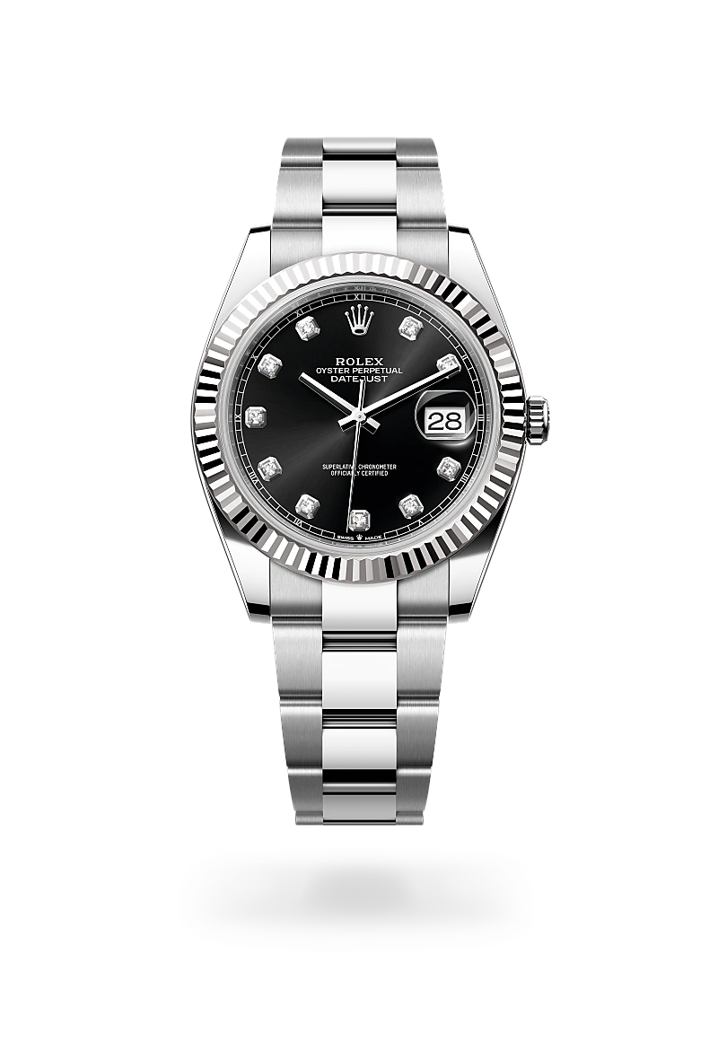Rolex Datejust 41 Oyster, 41 mm, acier Oystersteel et or gris - Prieur Rennes
