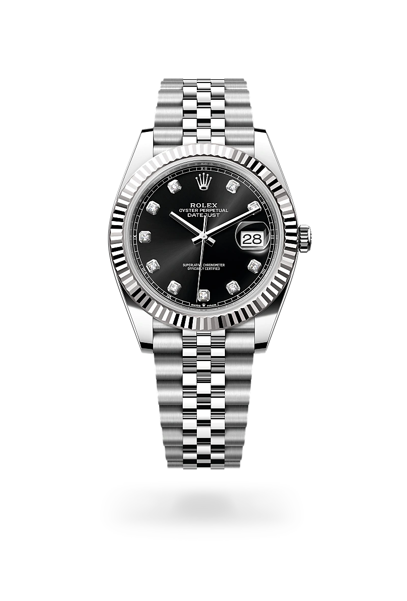 Rolex Datejust 41 Oyster, 41 mm, acier Oystersteel et or gris - Prieur Rennes