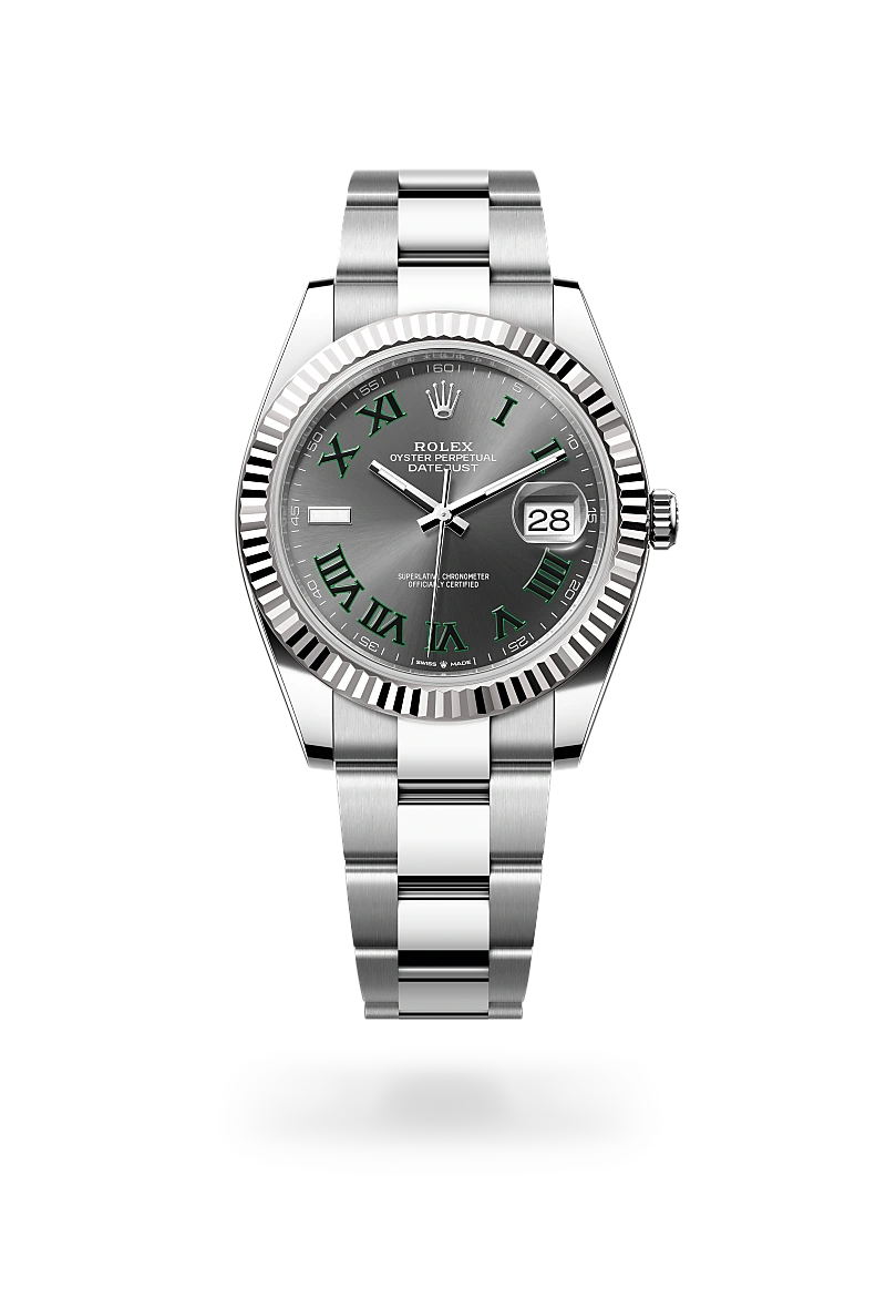 Rolex Datejust 41 Oyster, 41 mm, acier Oystersteel et or gris - DOUX Joaillier Avignon