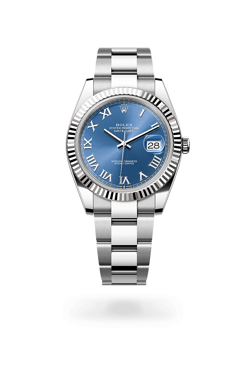 Rolex Datejust 41 Oyster, 41 mm, acier Oystersteel et or gris - Prieur Rennes