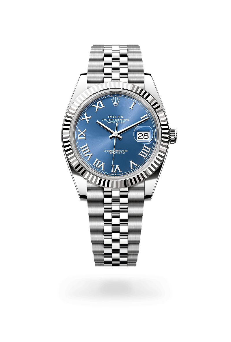 Rolex Datejust 41 Oyster, 41 mm, acier Oystersteel et or gris - DORISE JOAILLIER