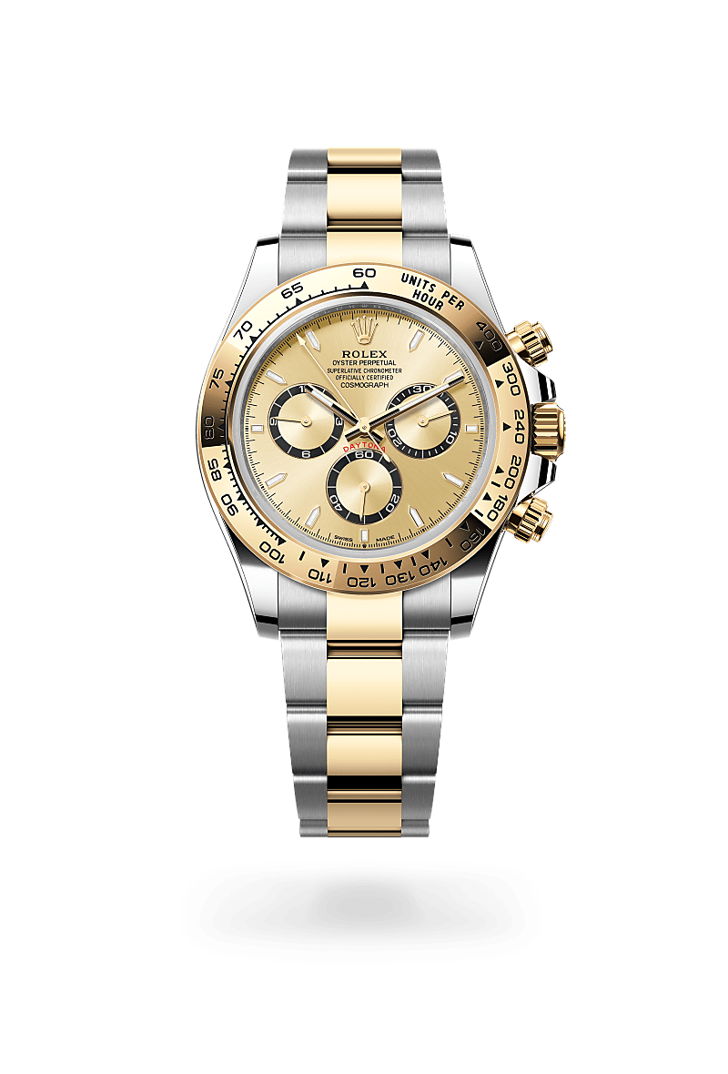 Rolex Cosmograph Daytona Oyster, 40 mm, acier Oystersteel et or jaune - Joaillerie Jean Hardy