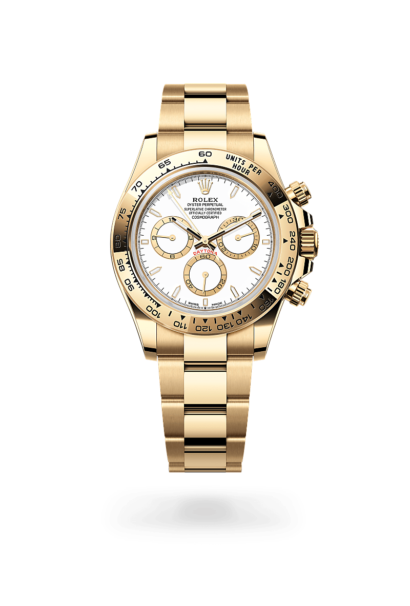 Rolex Cosmograph Daytona Oyster, 40 mm, or jaune - DORISE JOAILLIER