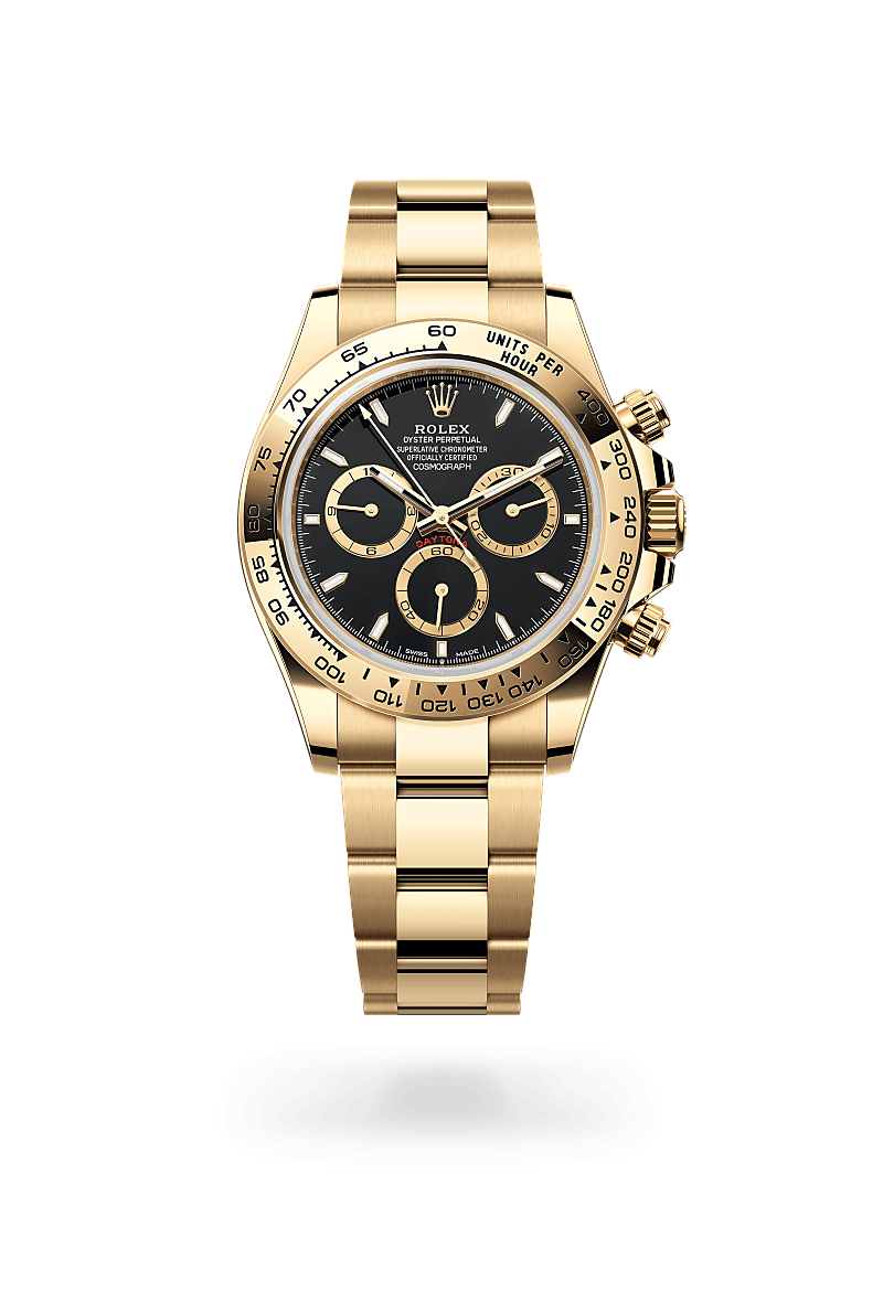 Rolex Cosmograph Daytona Oyster, 40 mm, or jaune - DORISE JOAILLIER
