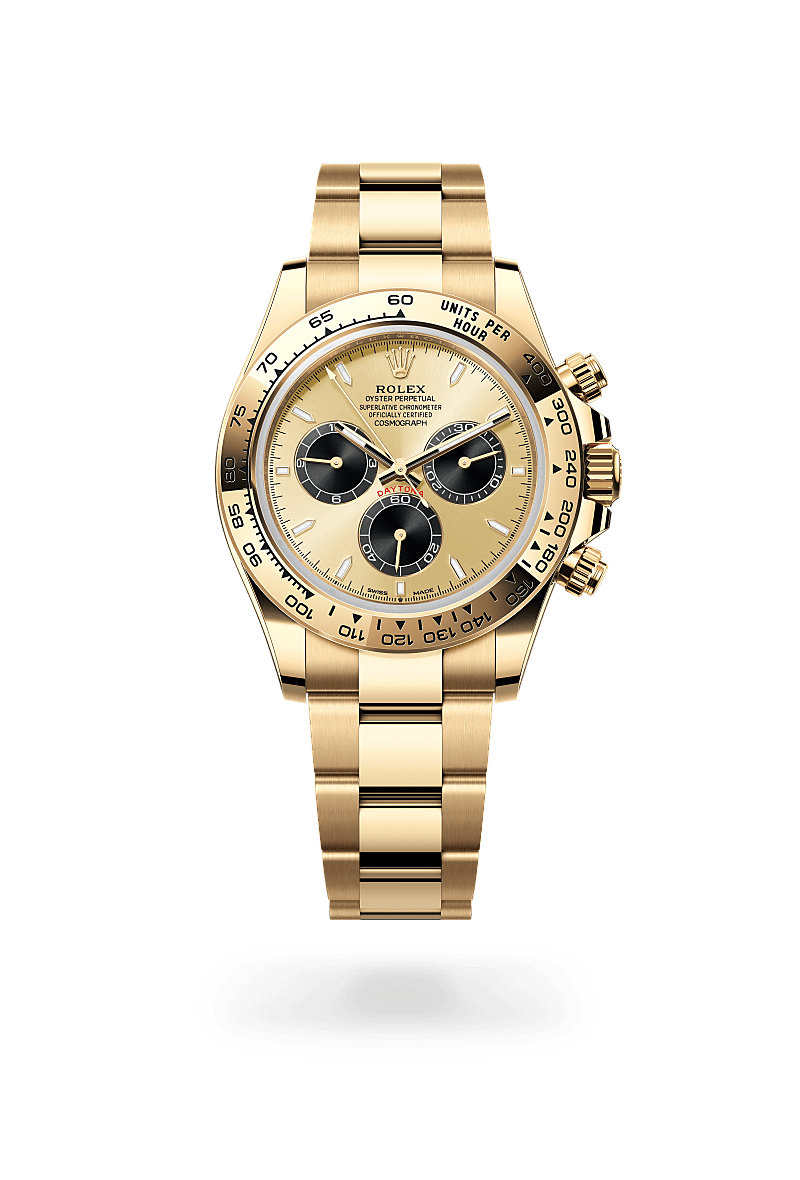 Rolex Cosmograph Daytona Oyster, 40 mm, or jaune - Joaillerie Jean Hardy