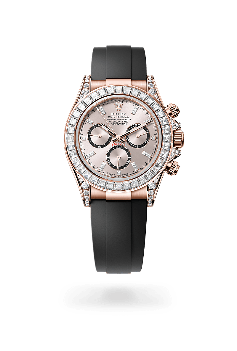 Rolex Cosmograph Daytona Oyster, 40 mm, or Everose et diamants - DOUX Joaillier Avignon