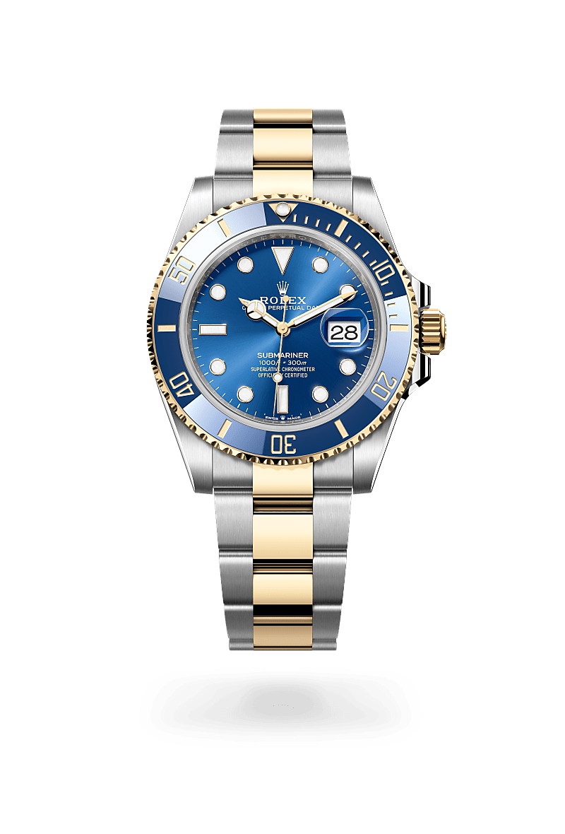 Rolex Submariner Date en Rolesor jaune – combinaison d’acier Oystersteel et d’or jaune M126613LB-0002 chez Slaets