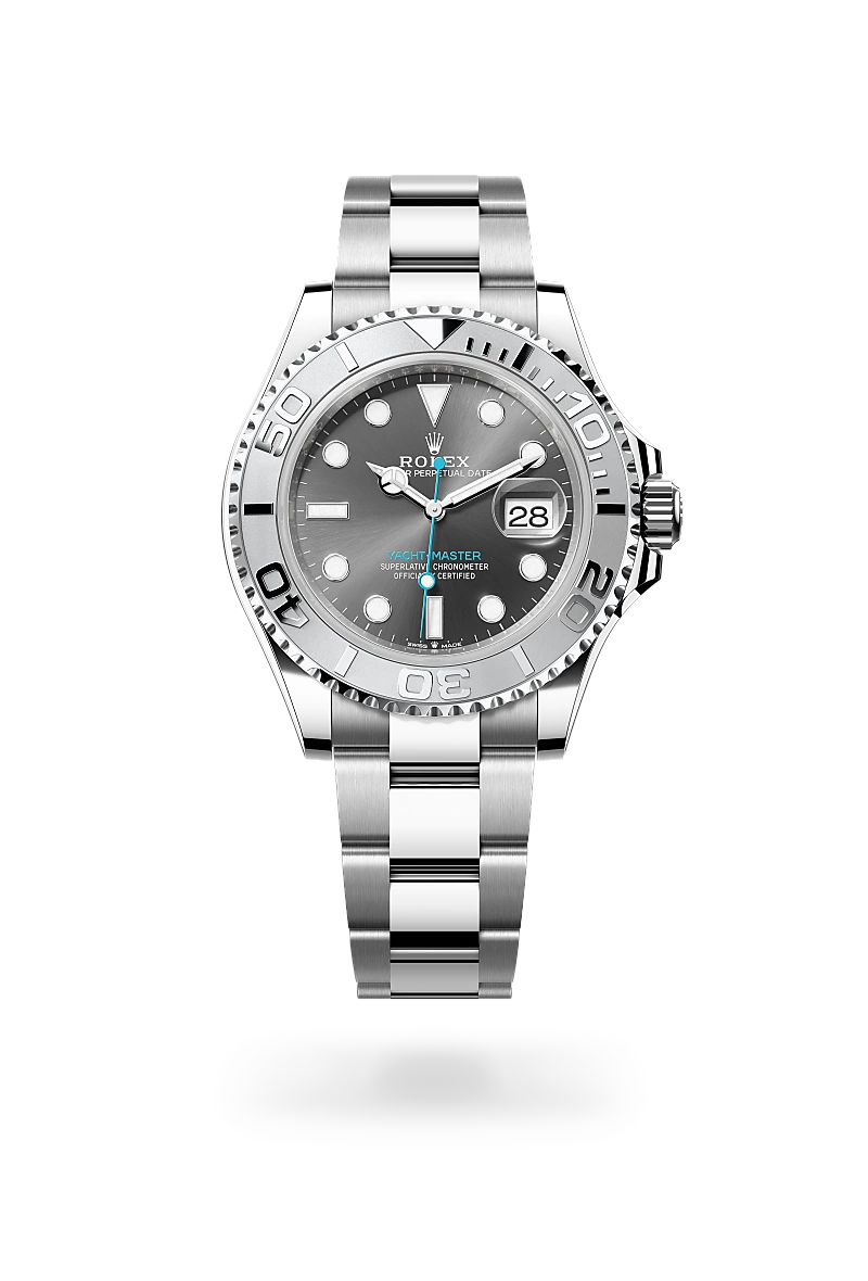 Rolex Yacht-Master 40 en Rolesium – combinaison d’acier Oystersteel et de platine M126622-0001 chez DOUX Joaillier