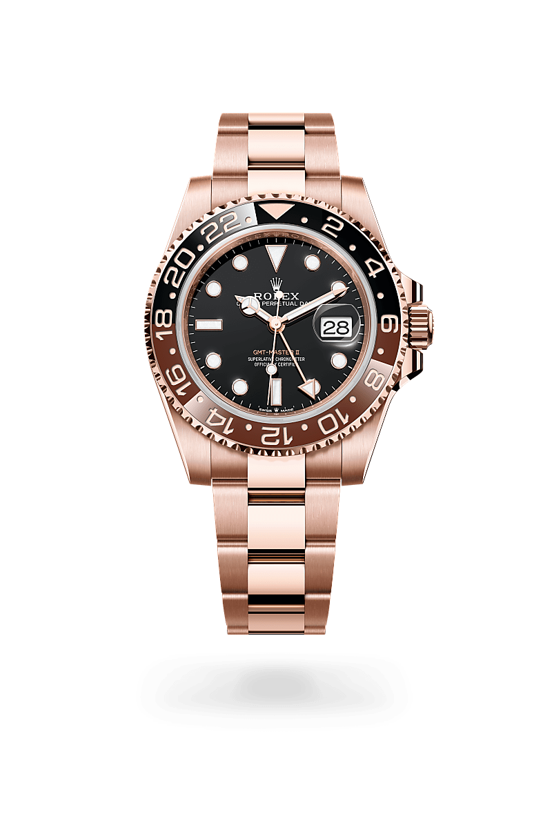 Rolex GMT-Master II Oyster, 40 mm, or Everose - Maison Sainte-Catherine