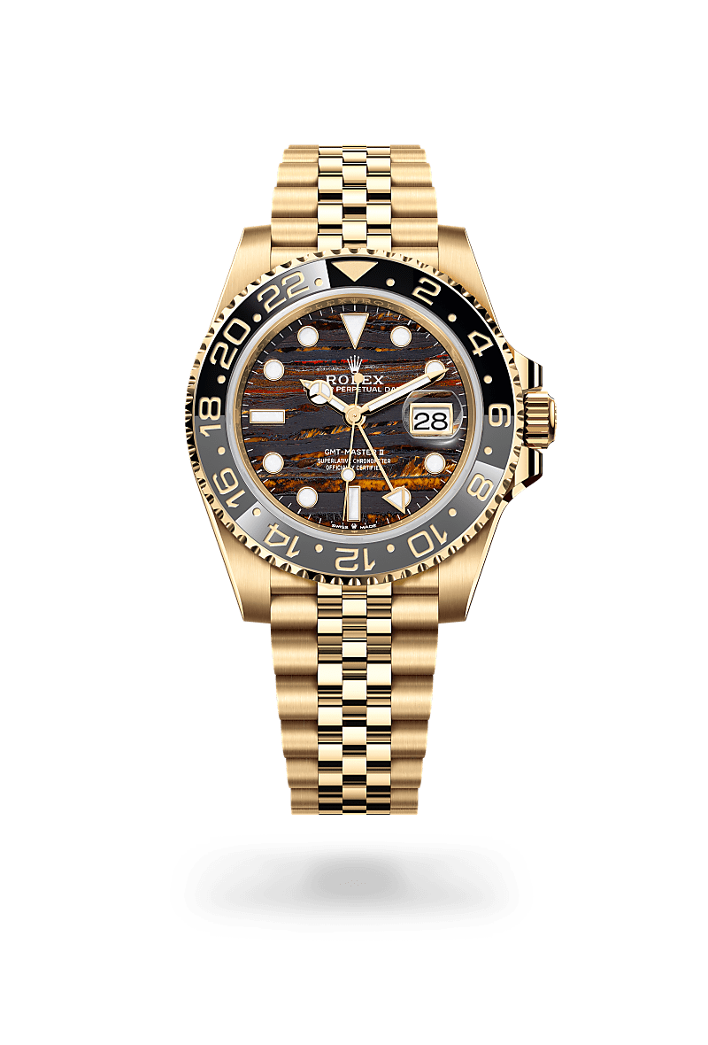 Rolex GMT-Master II Oyster, 40 mm, or jaune - Ferret Nice