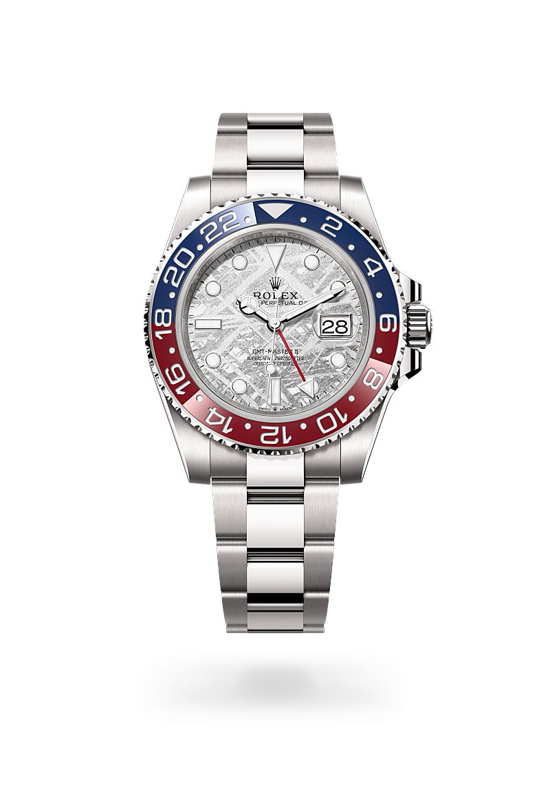 Rolex GMT-Master II Oyster, 40 mm, or gris - Maison Sainte-Catherine