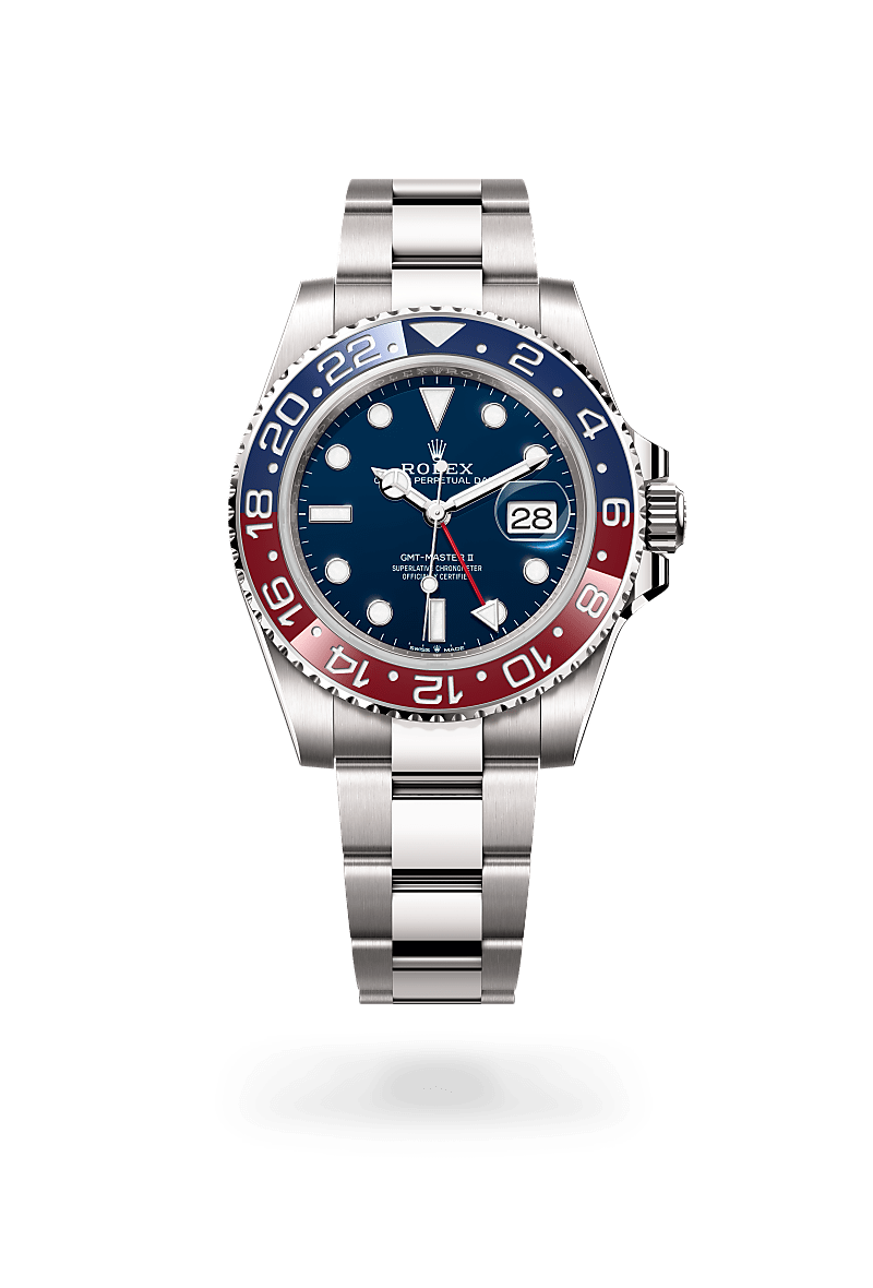 Rolex GMT-Master II Oyster, 40 mm, or gris - Ferret Nice