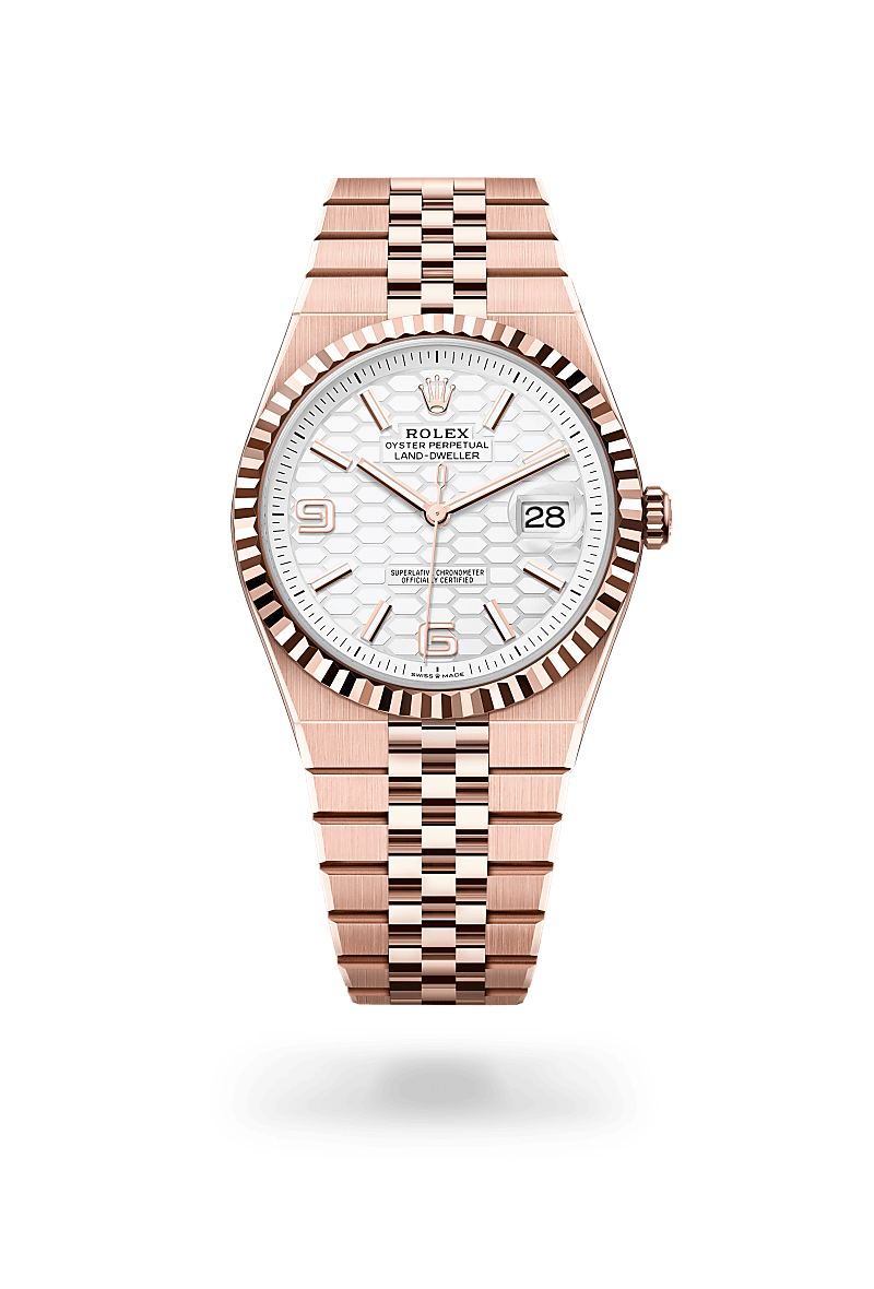 Rolex Land-Dweller 40 Oyster, 40 mm, Everose gold - DOUX Joaillier Avignon