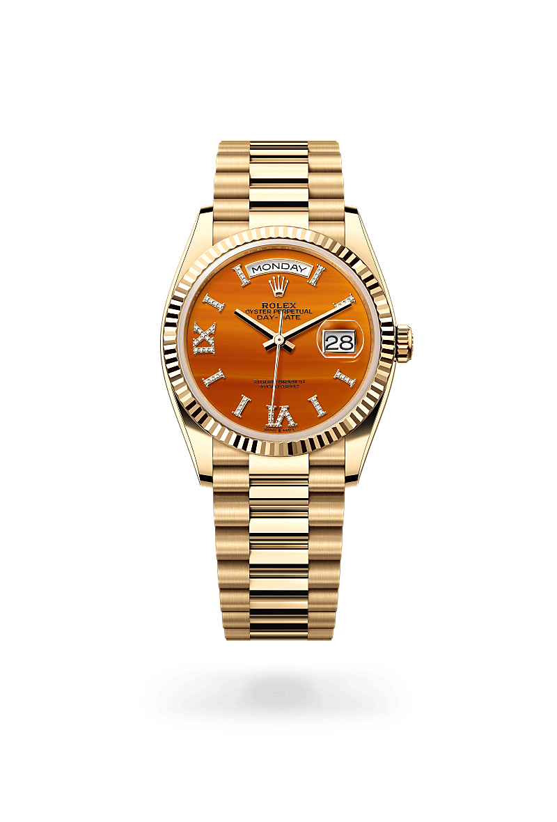Rolex Day-Date 36 Oyster, 36 mm, yellow gold - DOUX Joaillier Avignon