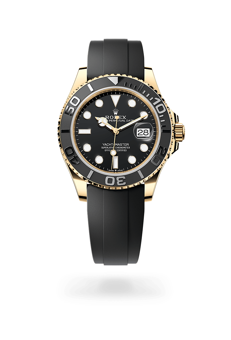 Rolex Yacht-Master 42 Oyster, 42 mm, or jaune - Joaillerie Jean Hardy