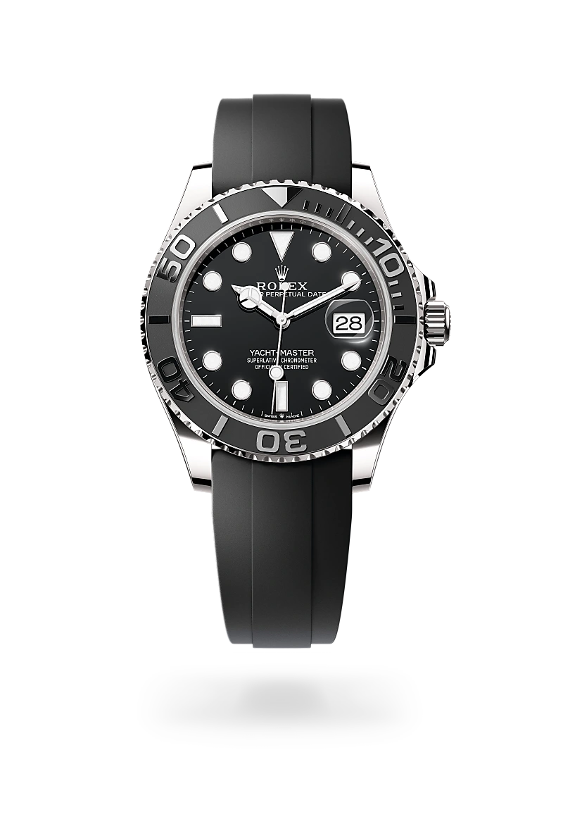 Rolex Yacht-Master 42 Oyster, 42 mm, white gold - DOUX Joaillier Avignon