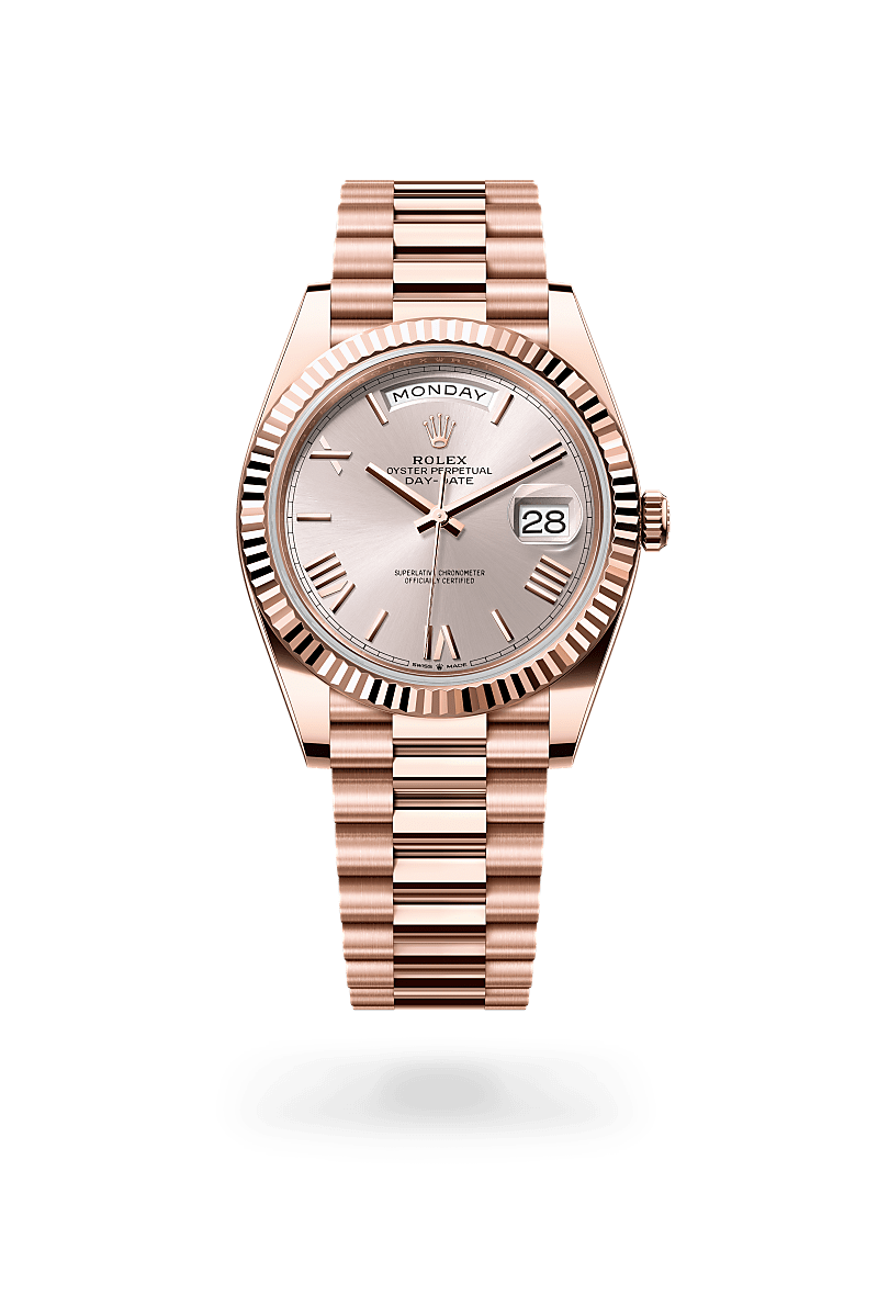 Rolex Day-Date 40 en Or Everose 18 ct M228235-0001 chez Dubail