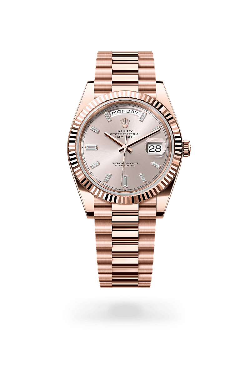 Rolex Day-Date 40 Oyster, 40 mm, Everose gold - Boutique Rennes
