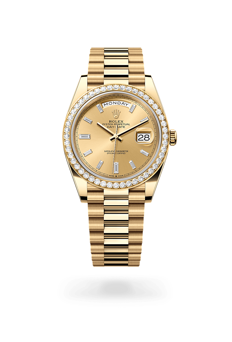 Rolex Day-Date 40 en Or jaune 18 ct M228348RBR-0002 chez DOUX Joaillier