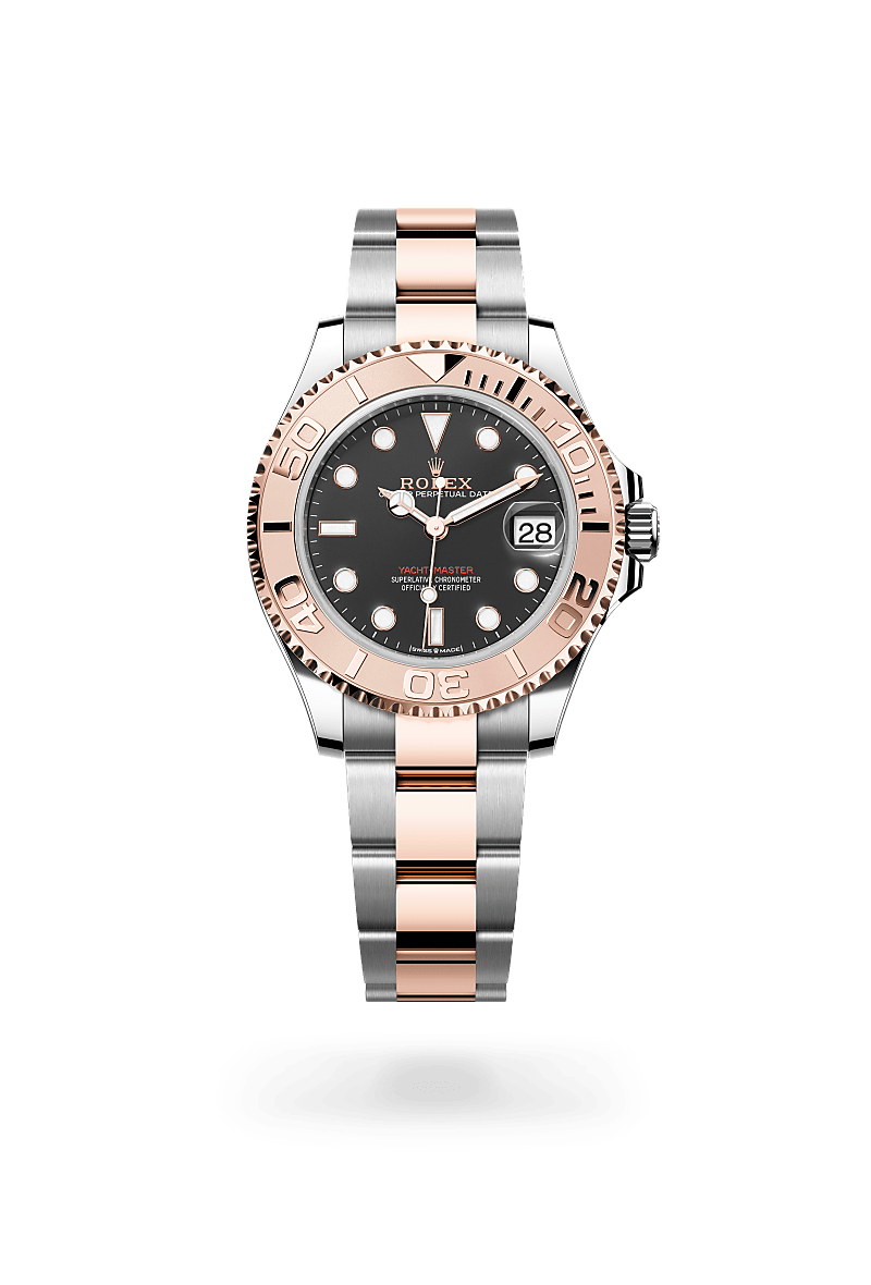 Rolex Yacht-Master 37 Oyster, 37 mm, acier Oystersteel et or Everose - Joaillerie Jean Hardy
