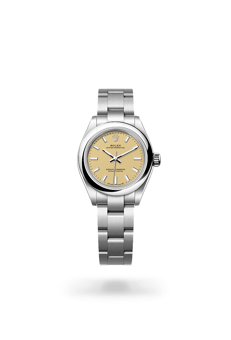 Rolex Oyster Perpetual 28 Oyster, 28 mm, acier Oystersteel - Joaillerie Jean Hardy